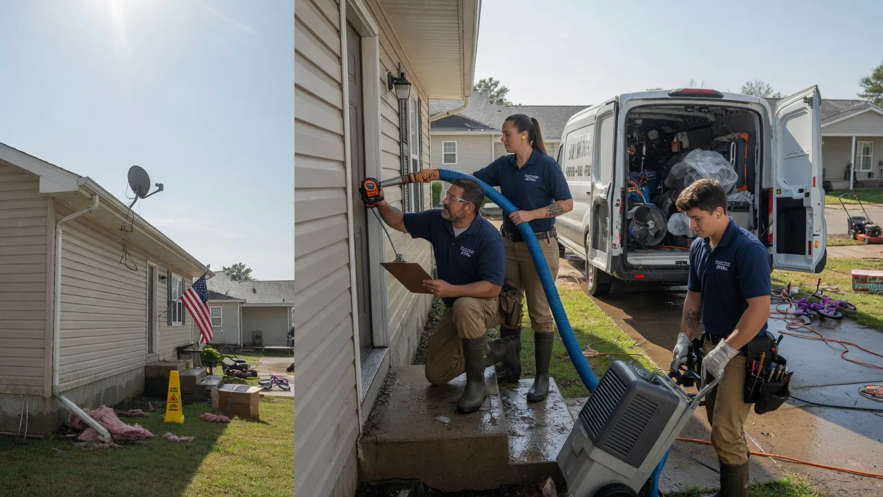 Ceiling Water Damage Restoration in Bagwell, TX near me