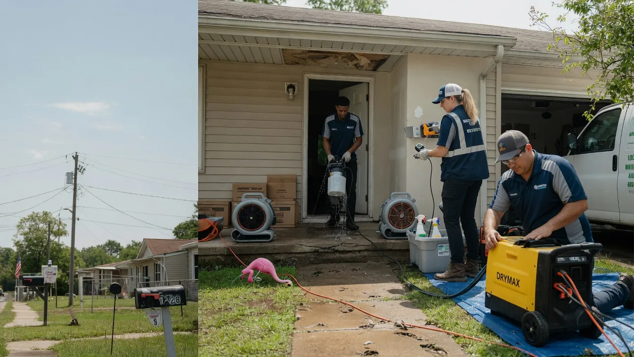 Storm Damage Water Removal in Bagwell, TX near me